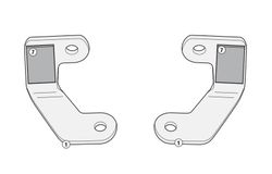 Herrajes givi 1111kit nc700x 12>13 /nc750x /nc750 dct 14>15
