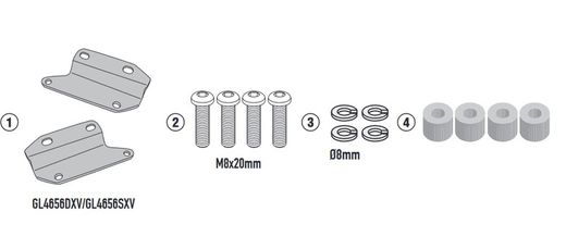 Herrajes 1185kit honda.cbr.650.2021