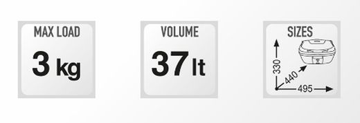 Maleta givi b37 blade / blade tech