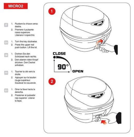 Maleta givi E300N2 / E300NT2B monolock