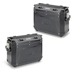 Maleta Lateral Kappa K-Force 37L Negra | Derecha