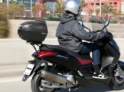 Maleta SHAD SH34 Carbono con respaldo