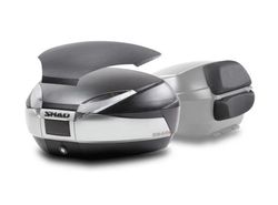 Maleta shad sh48 new titanium + respaldo + tapa carbono