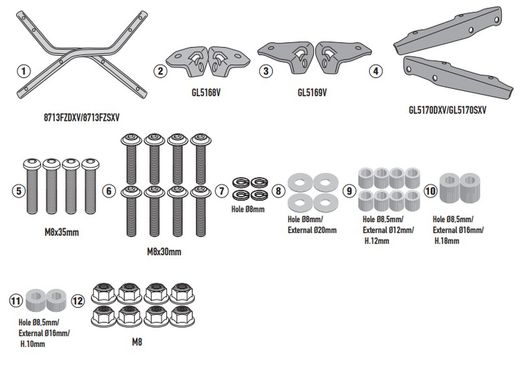 Portaequipajes B. Leoncino 800 22>