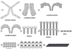 HONDA NC 750 X (21) Soporte baúl kappa