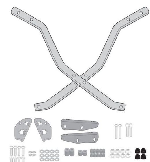 Adaptador parrilla Kawasaki Z650RS (22 > 23)