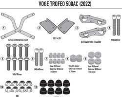 Adaptador portaequipajes VOGE Trofeo 500AC (22 > 23)