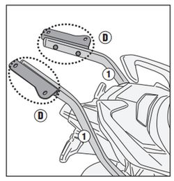 Adaptador parrilla Suzuki GSX S 1000 GT (22 >)
