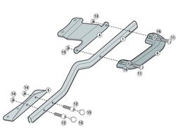 Soporte maleta aprilia shiver 750 10>13