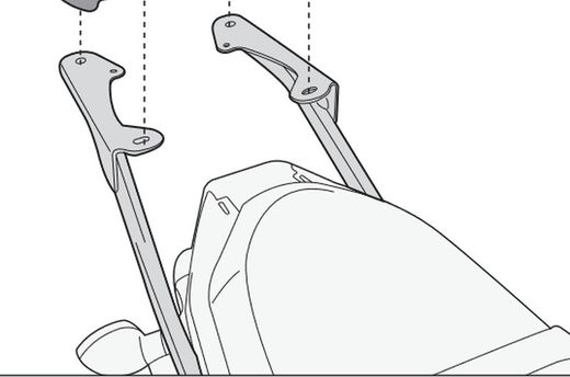 Adaptador parrilla givi yamaha mt-07 14>17