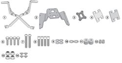 Soporte maleta kawasaki.ninja h2 sx 18>