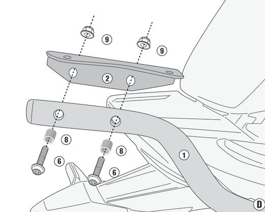 Adaptador parrilla givi honda nc750x (21)