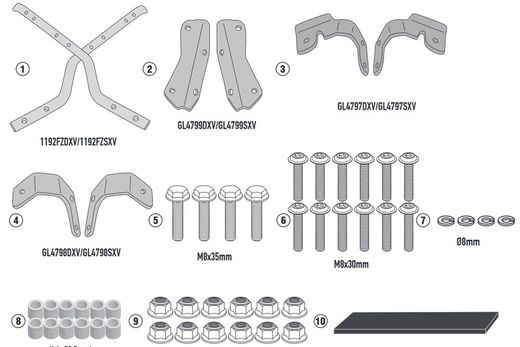 Adaptador parrilla givi honda nc750x (21)