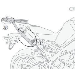 Adaptador baul yamaha.mt09/mt09sp 2021