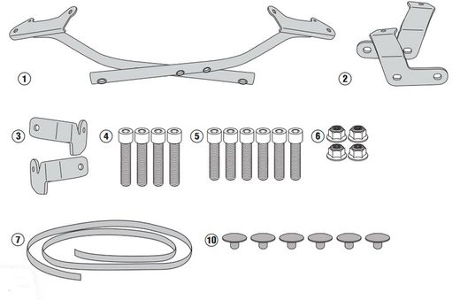 Soporte maleta givi honda.ncx/s.750 16>20