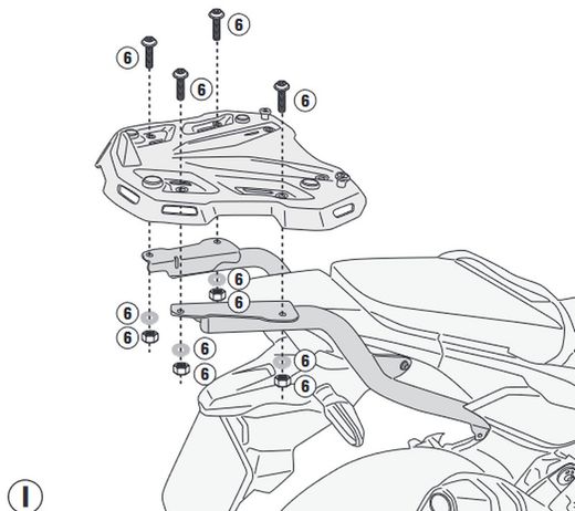Adaptador maleta givi para crf1100l africa twin 2020>