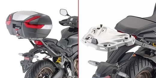 Fijación baul givi honda.cb650r 19>20 y cb650f 14>18