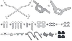 Soporte maleta k. Z 400 (19 > 21) y ninja 400 (18 > 21)