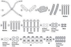 Adaptador parrilla givi y. Mt-03 321 (20 > )