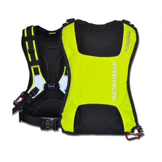 Motoairbag mab vzero chaleco airbag fluor