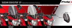 Suzuki GSX-S750 17>21 Parabrisas Touring