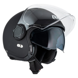 Casco Semijet NZI Ringway 2 Duo Matt Black