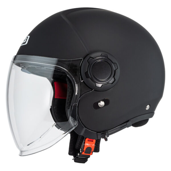 Casco Semijet NZI Ringway 2 Duo Matt Black 2XL