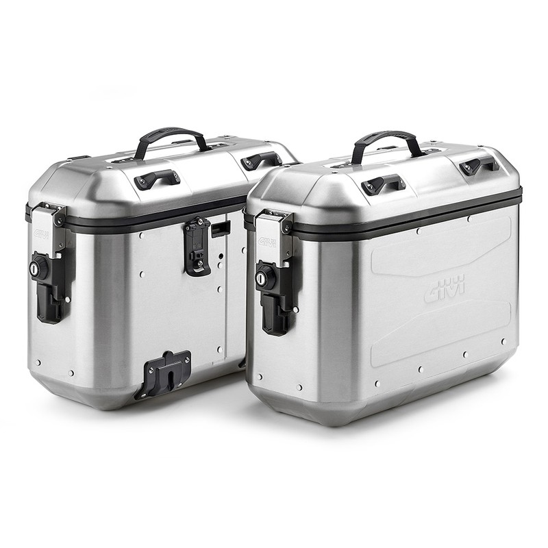 Juego de 2 maletas Givi aluminio 36 ltr. DLMK36 TREKKER DOLOMITI — Totmoto