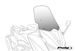 Pantalla v-tech line touring fumat  honda forza 125 y 300cc 2015>2017