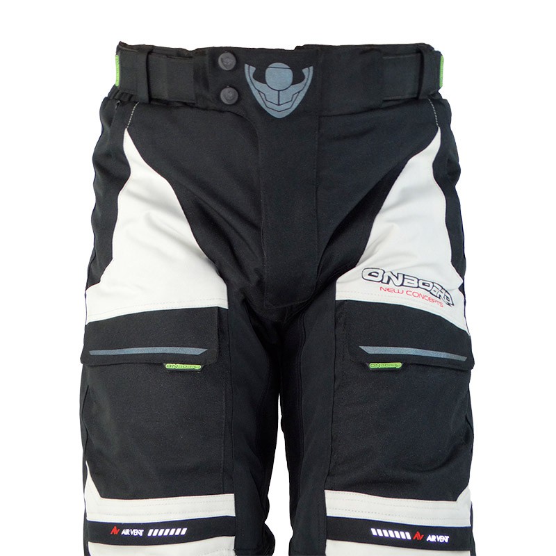 Pantalones Moto Cordura con protecciones Stone Claros 4S On board moto