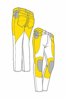 Pantalon pmj caferacer (aaa) con cinturón.