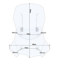 Parabrisas completo Givi AIRFOLW  BMW 750 GS (18>) (21>)