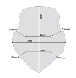 Parabrisas completo transparente givi bmw s1000 xr 15>19 givi