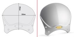Parabrisas completo Givi100AL Benelli Leoncino 500 17>20