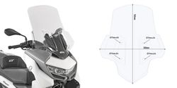 Parabrisas completo Givi  BMW C400GT 19>20