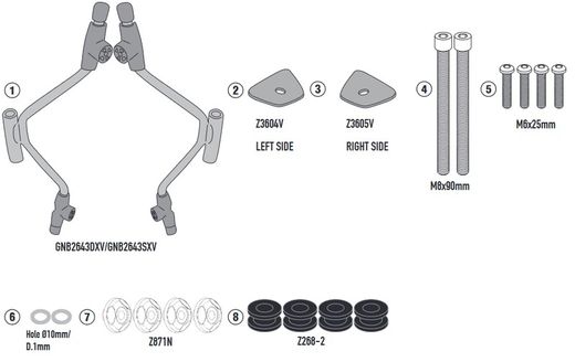 Parabrisas completo Givi  . MP3 300 HPE 19>
