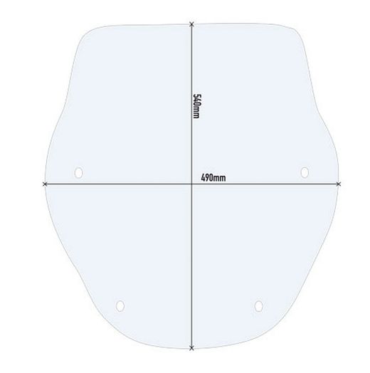 Parabrisas completo Givi  NIU MQI GT (21>)