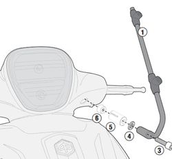 Parabrisas completo Givi  P. BEVERLY 10>20
