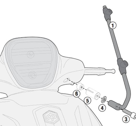 Parabrisas completo Givi  P. BEVERLY 10>20