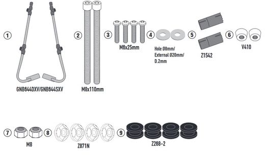 Parabrisas completo Givi  P. LIBERTY 50-125.02>20