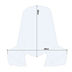 Parabrisas completo Givi Piaggio Beverly 300 HPE 2021>