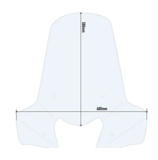 Parabrisas completo Givi Piaggio Beverly 300 HPE 2021>