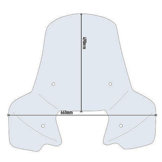 Parabrisas completo Givi Medley 125 20> 150 20>
