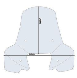 Parabrisas completo Givi Medley 125 20> 150 20>