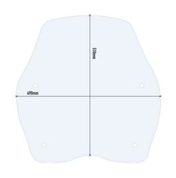 Parabrisas completo Givi NIU NQI 19>21