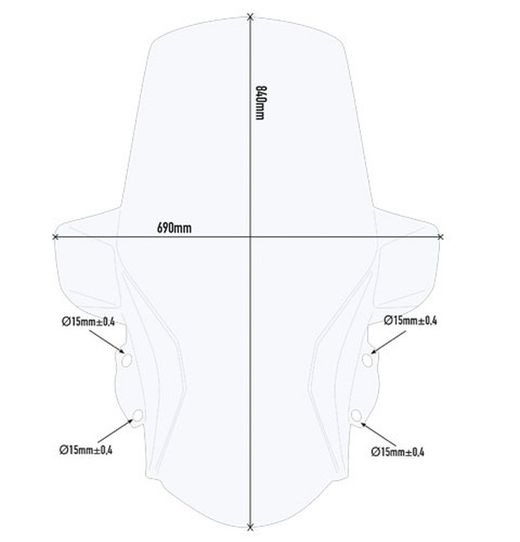 Parabrisas givi sin herrajes mp3 300 hpe 19>