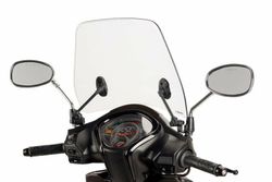 Parabrises puig tarfic transparent per kymco miler 125 2017>