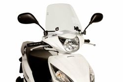 Parabrisas puig tarfic transparente para  honda vision 2011>2016