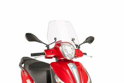Parabrises puig tarfic transparent per piaggio menley