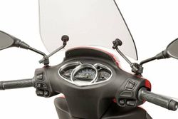 Parabrises puig tarfic transparent per piaggio menley